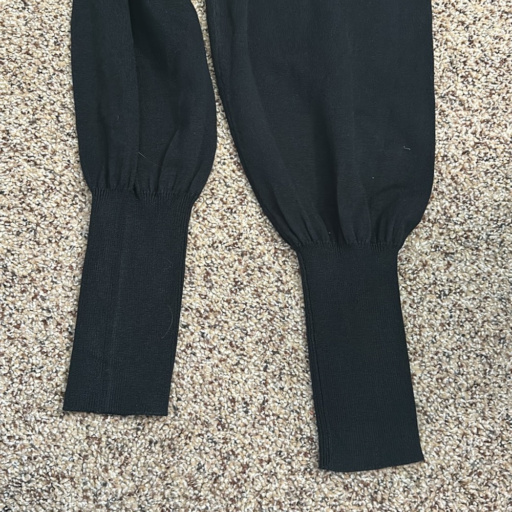 NWT! The Drop | Black Balloon Sleeve “Vivienne” Sweater | XS - Picture 4 of 4